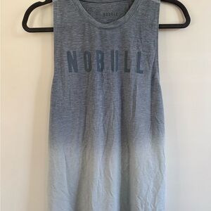 NOBULL heather Blue Ombré Athletic Tank